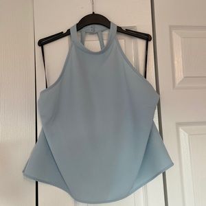 Great Condition. Forever 21 light blue halter neck top